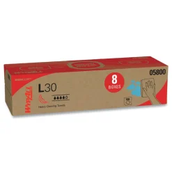 WypAll L30 POP-UP Box 16.4 in. x 9.8 in. Towels - White (100/Box, 8 Boxes/Carton)