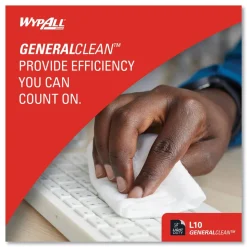 WypAll 1-Ply 9 in. x 10.5 in. L10 Towels with POP-UP Box - White (125/Box, 18 Boxes/Carton)