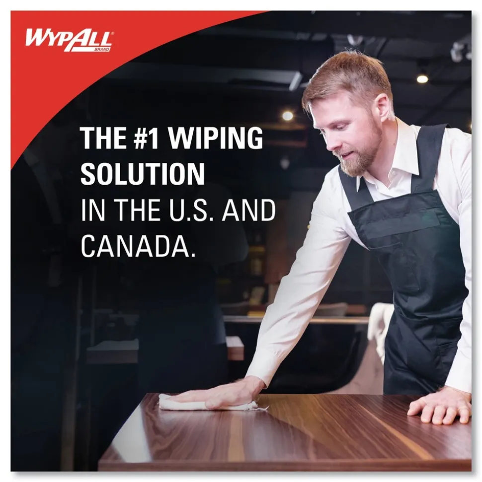 WypAll 875/Roll L30 Wipers Jumbo Roll - White