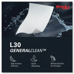 WypAll 875/Roll L30 Wipers Jumbo Roll - White