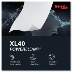 WypAll 750/Roll L40 Wipers Jumbo Roll - White