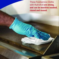 WypAll X50 23.5 in. x 12.5 in. 1/4 Fold Foodservice Towels - White (200/Carton)