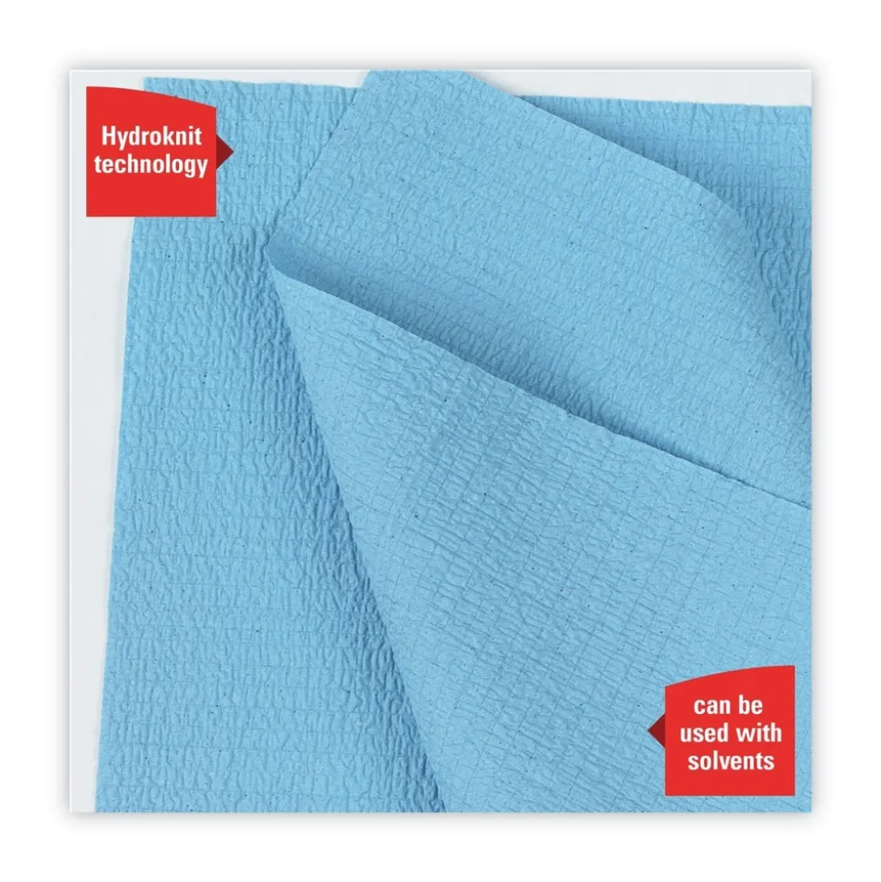 WypAll X60 13.5 in. x 19.6 in. Cloths - Small, Blue (130/Roll, 6 Rolls/Carton)