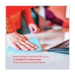 WypAll X60 13.5 in. x 19.6 in. Cloths - Small, Blue (130/Roll, 6 Rolls/Carton)