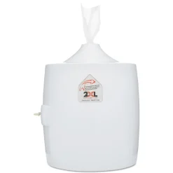 2XL 11 x 11 x 13 Contemporary Wall Mount Wipe Dispenser - White