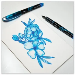 Zebra 0.6 mm Fine Fountain Pen - Assorted Ink and Barrel Colors (7/Pack)