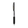 Zebra 0.7 mm Medium Sarasa Retractable Clip Gel Pen - Black Ink, Clear/Black Barrel (1-Dozen)