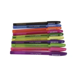 Zebra Doodler'z Bold 1 millimeter Stick Gel Pen - Assorted Fashion/Neon Ink/Barrel Colors (10/Pack)