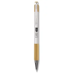 Zebra F-301 Signature Series Earthy Tones Fine 0.7 mm. Retractable Ballpoint Pen - Black Ink/Sandstone Barrel (4/Pack)