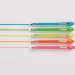 Zebra Z-Grip Chisel Tip Retractable Highlighter Markers - Assorted Neon (1-Dozen)