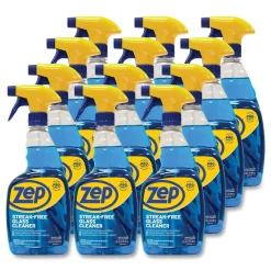Zep Commercial 32 oz. Spray Bottle Streak-Free Glass Cleaner - Pleasant Scent (12/Carton)
