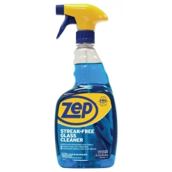 Zep Commercial 32 oz. Spray Bottle Streak-Free Glass Cleaner - Pleasant Scent (12/Carton)