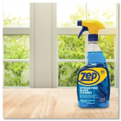 Zep Commercial 32 oz. Spray Bottle Streak-Free Glass Cleaner - Pleasant Scent (12/Carton)