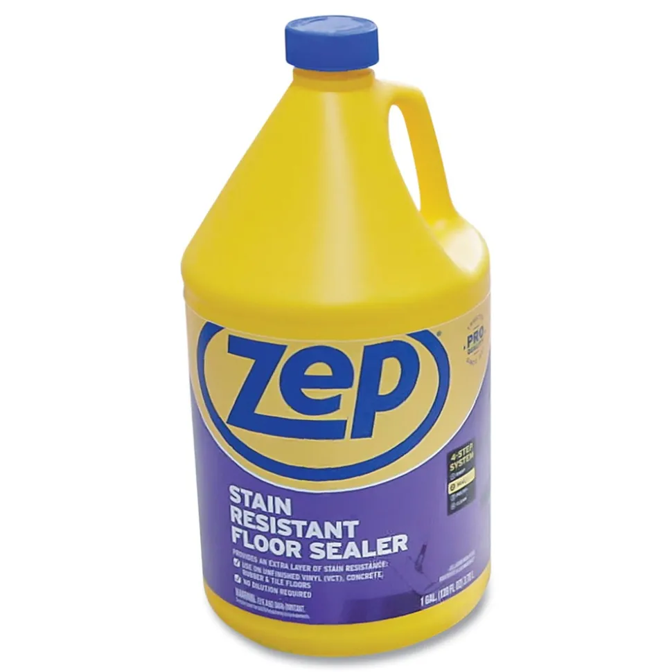Zep Commercial 1-Gallon Stain Resistant Floor Sealer - Unscented (4/Carton)